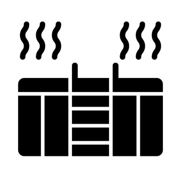 Jacuzzi glyph icon