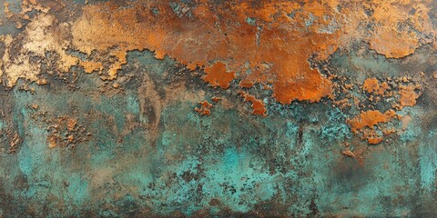 Abstract Rustic Texture with Warm Tones and Weathered Surface