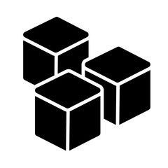 Ice glyph icon