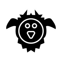 Yeti glyph icon