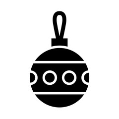 Christmas Ornament glyph icon