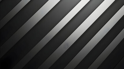 Fototapeta premium A clean, minimalist black and white abstract background featuring sharp diagonal lines
