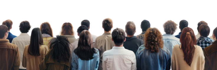 Group of people facing forward