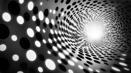 Abstract Tunnel of Light