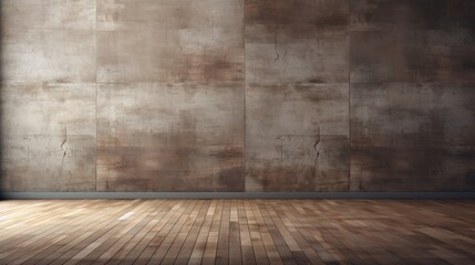 Empty room with wood floor