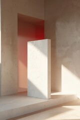 Design a book cover using minimalist geometric shapes to evoke the concept of a transformative inner journey