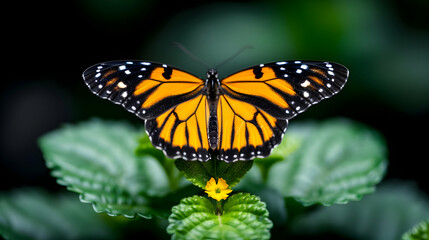 Obraz premium Close Butterfly Plant