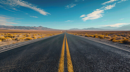 Naklejka premium road in the nature