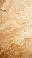 Fototapeta premium Detailed close-up texture of polished beige marble surface with intricate veins