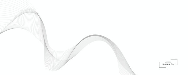 Abstract background with wavy lines