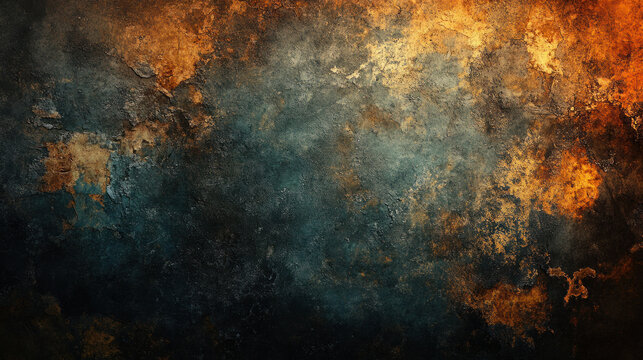 Grunge Background,  A dark, textured grunge background ideal for graphic design projects, featuring deep colors and rough patterns for visual interest