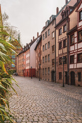 View of Nuremberg's old town, Germany.