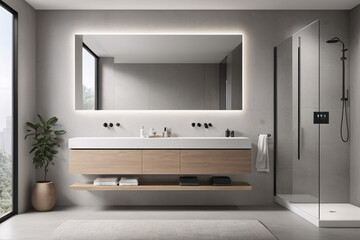 Fototapeta premium modern living room interior