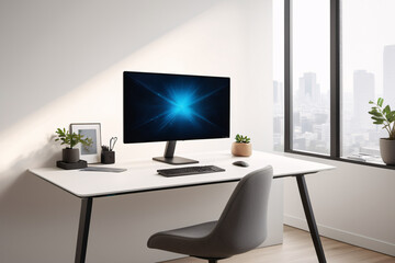 modern living room with tv