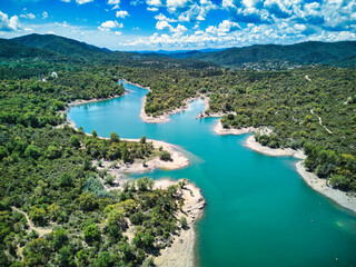 Montauroux town in the Provence region (France)