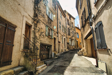 Montauroux town in the Provence region (France)