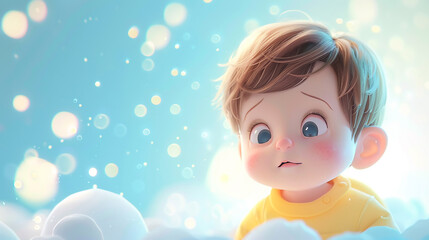 amazing baby cartoon education background wonderful