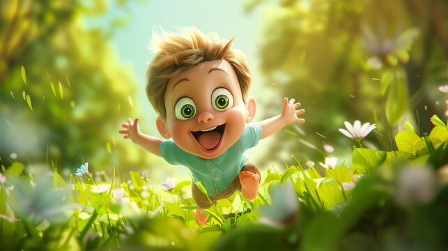 amazing baby cartoon education background wonderful