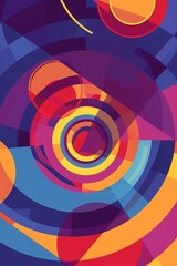  book cover with geometric shapes arranged in a mosaic-like pattern, symbolizing the diverse experiences encountered