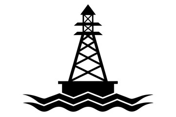 power tower silhouette vector in various poses