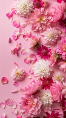 pink background