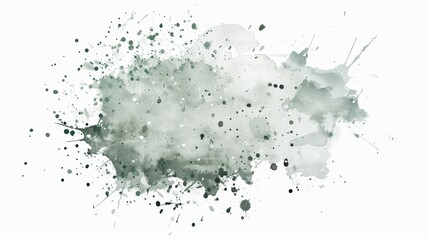 Abstract watercolor splatter