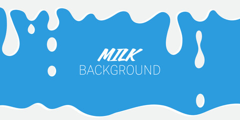 Milk drops  background vector illustration