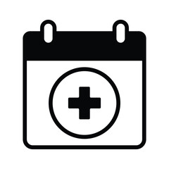 An amazing icon of medical appointment in modern style