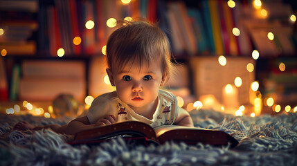 Nice baby education background