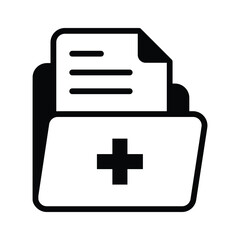 Have a look at this amazing icon of medical data, vector of patient medical record