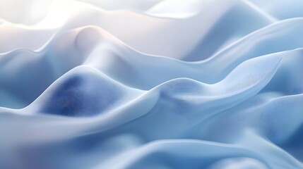 Fototapeta premium Abstract Blue Wavy Texture Background