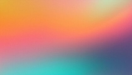 Obraz premium Abstract gradient blurred pattern colorful with realistic grain noise effect background, for art product design and social media, trendy and vintage style