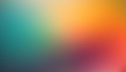 Obraz premium Abstract gradient blurred pattern colorful with realistic grain noise effect background, for art product design and social media, trendy and vintage style