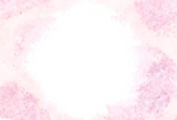 フェムテックをイメージした優しいピンク色とホワイトカラーのフレーム