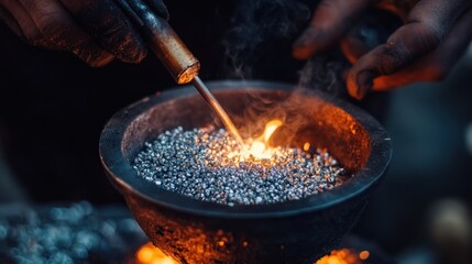 Melting Metal with a Blowtorch