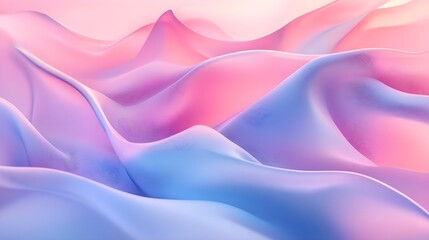 Obraz premium Abstract Pink & Blue Waves Background