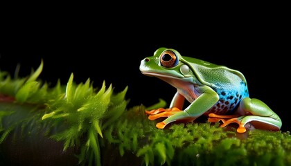 Naklejka premium Close up of an amphibian 