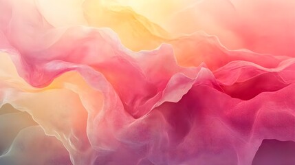 Obraz premium Abstract Pink and Yellow Fabric Texture Background