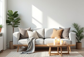 Simple Yet Stylish Boho Living Room: Perfect for Small Apartments