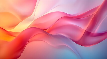 Abstract Pink, Yellow, and Blue Gradient Background