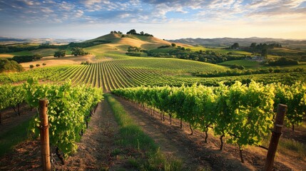 Fototapeta premium vineyard landscape