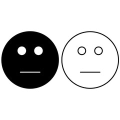 emoji icon depressed vector illustration