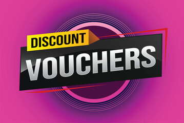 discount voucher vouchers special offer poster banner graphic design icon logo sign symbol social media website coupon advertising store shop online, website, landing page

