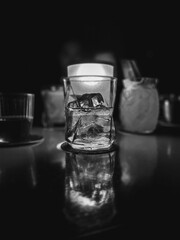 Old fashion, One drink for a whole night.