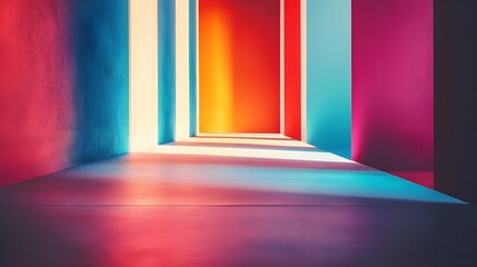 Obraz premium Colorful Abstract Wall Art Interior Design