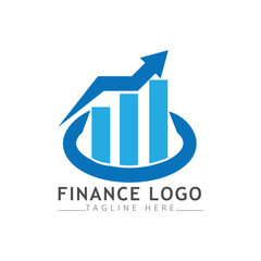 finance logo and icon vector illustration