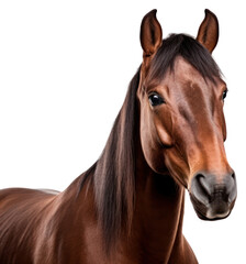 Obraz premium PNG Horse stallion mammal animal transparent background