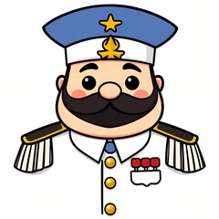 cartoon of a man with a mustache and a mustache mustache.