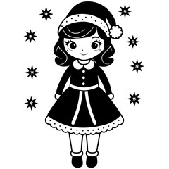 girl with a girl icon design.