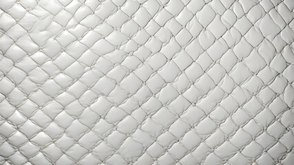 tissu matelass&eacute; blanc